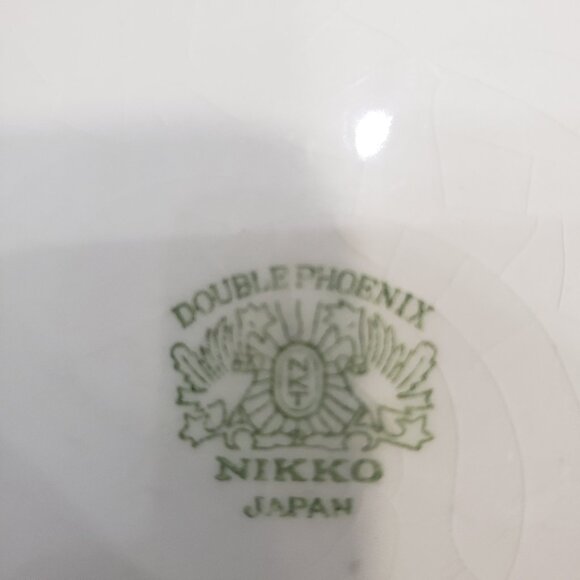 Vintage Set of 4-7 1/4" Nikko Japan Floral Trasferware Sepia Tone Winds - Picture 3 of 7